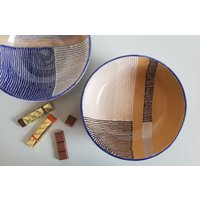 Kamel Keramik Servierschale, Geschenk, Salat Schale, Handbemalte Keramik, Geschirr Küche Ramen Schale von RAQUELpottery