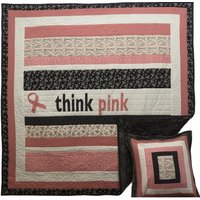 Brustkrebs Quilt #16008-3 T4 von RAQuiltsOffTheRack