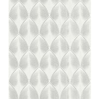 Rasch Vliestapete 535839 Yucatan grafik weiß silber, 10,05 x 0,53 m Vliestapeten Rasch Vliestapete 535839 Yucatan grafik weiß silber, 10,05 x 0,53 m Vliestapeten von RASCH
