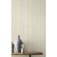 Vliestapete 421026 Tapete Streifen Wellen 53 x 1005 cm Rasch Saphira Beige von RASCH