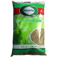 Rasetta Rasensaatgut Schattenrasen 2,5 kg, für ca. 100 m² Rasensamen von RASETTA