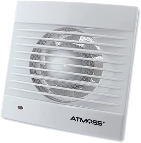 RASMACOR | Badezimmerlüfter 100 mm | Silent badlüfter (36 dB) | Moderner Lüfter ins Badezimmer | Geringer Konsum (15 W) | Zur Decken- und Wandmontage inkl | Anti-Moskito-Netz von RASMACOR
