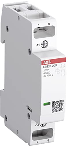RASMACOR | ABB | Einbaukontakt ESB20-20N-06 | AC/DC-Schütz 2NO 230V | 20A 2-polig | DIN-Montage | 18x85x65mm | elektrischer Schütz von RASMACOR