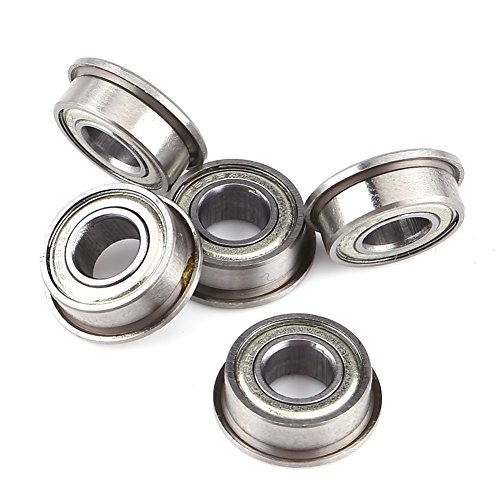 Flanschhaltig 10 PCS F686zzsteel Doppelabschird 6135 Mm -Mini -Lager für Elektromotoren, Drucker, Quadcopter, Schiffsmodelle von RASTKY