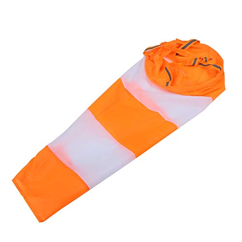 Flughafen- und Windsack, Nylon-Stopp-Sockentasche für die Windmessung Im Freien mit Reflektierendem Gürtelstopper, Wasserdichter Windflügel, 1 Meter, Rot und weiß, Wasserdicht (1 von RASTKY