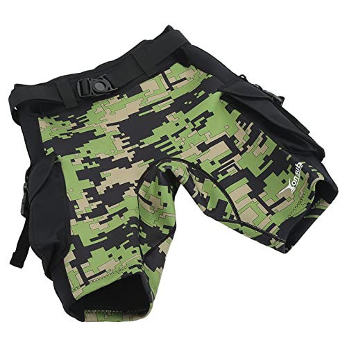 RASTKY 2,5 Mm Herren -Tauch -Neoprenanzugshorts | Schnelltrocknen und Dehnbare Trunks Schnorcheln, Surfen, Wakeboarden und Andere Wassersportarten | und Komfortable Shorts mit Aufbewahrungstasche (L) von RASTKY