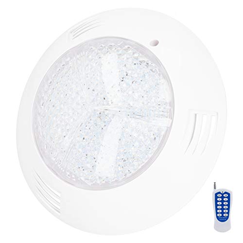 RASTKY 30W RGB Unterwasserpool -Licht mit Fernbedienung AC12V IP68 wasserdichte Landschaftslampe Schwimmbäder und Gärten von RASTKY