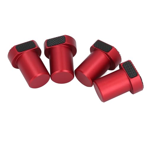 RASTKY 4pcs Aluminiumlegierungsbankhunde - Nicht -Schlupf Pad Tisch Stop 20mm Holzbearbeitungsbanklöcher Rot RASTKY 4pcs Aluminiumlegierungsbankhunde - Nicht -Schlupf Pad Tisch Stop 20mm Holzbearbeitungsbanklöcher Rot von RASTKY