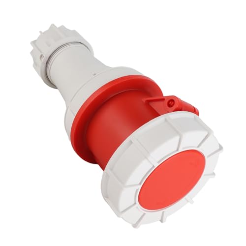 RASTKY 5 Pin Industrial Plug, 63A Wasserdichte Kompaktluftverbinderbrauereien, Workshops und Camping - Red Plug mit IP67 -Schutz, Einfache Installation und Stabiler Kabelverbindung RASTKY 5 Pin Industrial Plug, 63A Wasserdichte Kompaktluftverbinderbrauereien, Workshops und Camping - Red Plug mit IP67 -Schutz, Einfache Installation und Stabiler Kabelverbindung von RASTKY