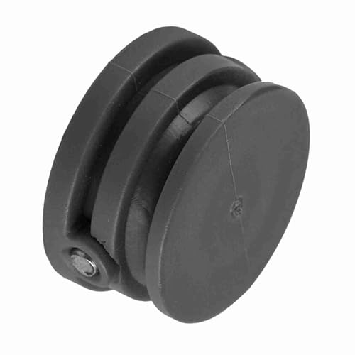 RASTKY 5pcs 2,5 cm Surfboard -Leine -Stecker Set Ständer Paddleboard Kajakzubehör Schwarzer Kunststoff mit Edelstahlstift (Black) von RASTKY