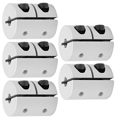 RASTKY 5pcs Aluminium -Legierungswellen -Koppler Flexibler Stecker 3D Drucker, CNC Maschine, Servo und Steppermotor Absorption mit Hoher Vibration und Leichtes Design von RASTKY