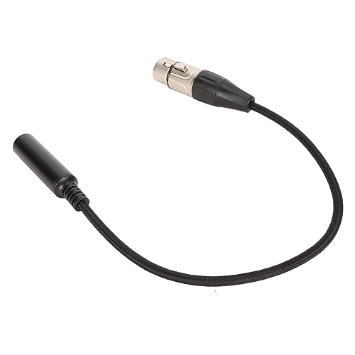 RASTKY 6,5 Mm Weiblich Bis XLR Weibliches Adapterkabel, Ausgeglichen 1/4 Zoll Bis XLR -Mikrofonkabel, 11,8 -Zoll Verbindungsmischer und Mikrofonverbindung von RASTKY