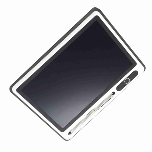 RASTKY 9 Zoll Elektronischer Notizblock -Drucksensor LCD -Tablet Zeichnungskissen Flexibler LCD -Film Daily Notes Hand Painting Tool für Geschäftstreffen (schwarz (mit Lederetui)) von RASTKY