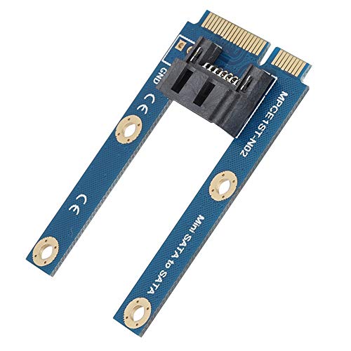 RASTKY Adapter MSATA an 7Pin Converter Card - Zur MPCIE -Erweiterung, Unterstützt SSD, kein Treiber Erforderlich von RASTKY