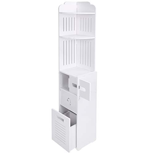 RASTKY Aufbewahrungsschrank, Fußboden Multifunktion Bad Toilette Einfaches Aussehen Geschichtete Designregal Hausmöbel für RASTKY Aufbewahrungsschrank, Fußboden Multifunktion Bad Toilette Einfaches Aussehen Geschichtete Designregal Hausmöbel für von RASTKY
