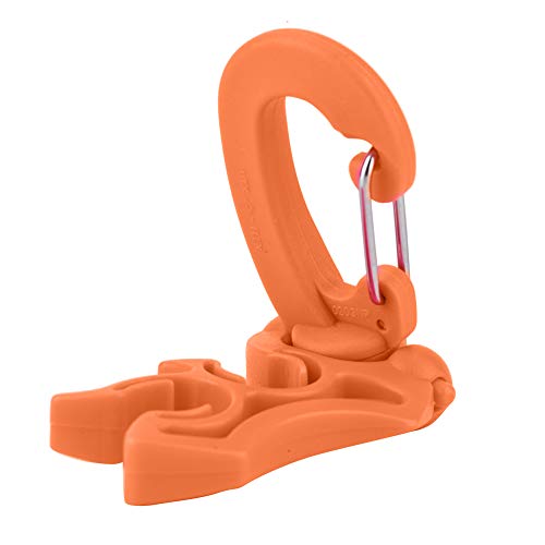RASTKY BCD -Schlauchhalterdiving Double Clipregulator -Halter Durablefiving Gerätehalternorkeling (ORANGE) von RASTKY