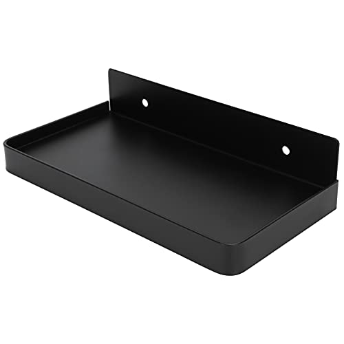 RASTKY Badezimmerhalterhalter Wandmontagelegal für Haushaltsbadezimmer Toiletten Küchen, Langlebiger Edelstahl 185x90mm (Black) von RASTKY