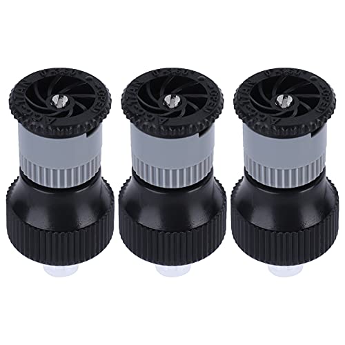 RASTKY Bewässerungssprinkler 3pcs 360 ° Rotierende Vergrabene Sprühdüse G1/2 Weibliche Threadwässerung Sprinkler für Rasenflächengarten Pflanzer von RASTKY