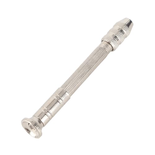 RASTKY Bohrwerkzeug Silberfarbe Handbohrer mit 10 HHS -Bohrer Bits PCB Uhrenreparatur Schmuck Handwerk Machen von RASTKY