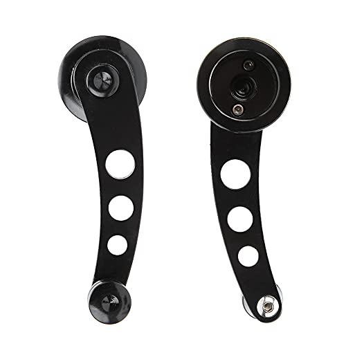 RASTKY CNC Aluminiumlegierung Fenster Wickler -Kurbelgriff Kit Black 3in [Universal Fit] von RASTKY