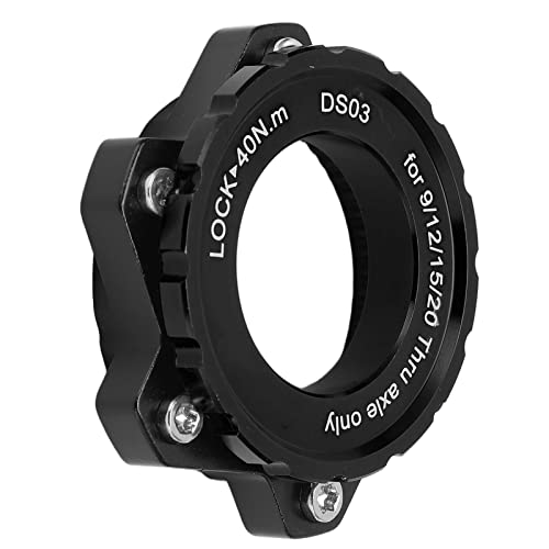 RASTKY Centrelock zu 6- Adapter-Locking Aluminiumlegierung Hub-Adapter durch Achsenzentren, die mit Bergbikes Kompatibel Sind (Black) von RASTKY