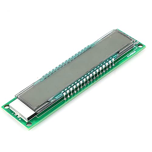 RASTKY DM8BA10 10-Bit 16-Segment-LCD-LED-LED-Modul mit Blauer Hintergrundbeleuchtung, TM1622-Treiberchip, 5 V für -, RPI-, MCU- und Elektronikprojekte Kompatibel (Keine Pins) von RASTKY
