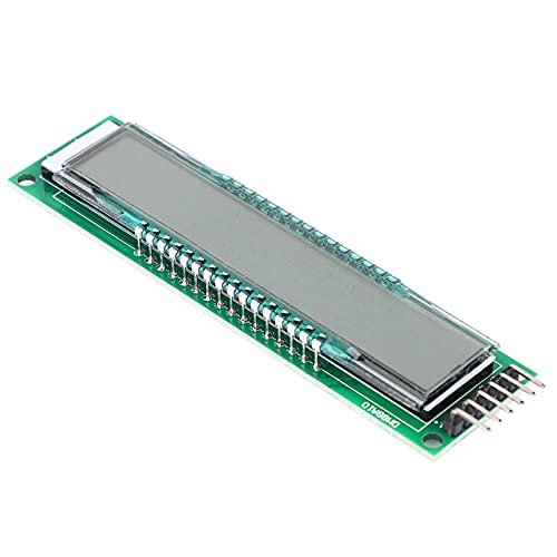 RASTKY DM8BA10 10-Bit 16-Segment-LCD-LED-LED-Modul mit Blauer Hintergrundbeleuchtung, TM1622-Treiberchip, 5 V für -, RPI-, MCU- und Elektronikprojekte Kompatibel (mit Stiften) von RASTKY