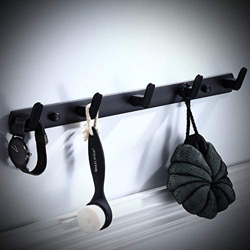 RASTKY Edelstahl-Wandlockbeutel Handtuchständer- 4-Hook Hangerbath-Küche Schlafzimmer von RASTKY