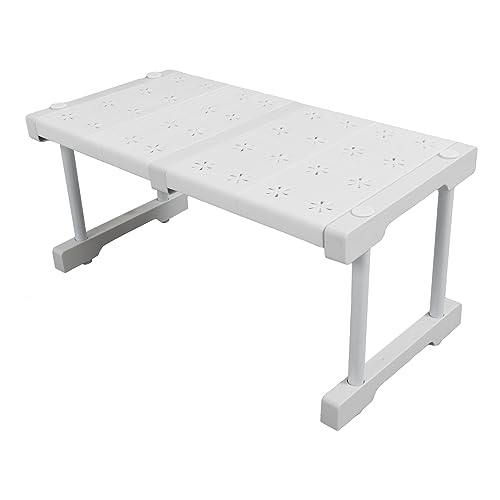 RASTKY Einstellbares Spannungsschelf aus Erweiterbarer Schrank Shelffor -Schränke, Kleiderschränke und Waschbecken - Raumsparungslösung (Länge 37-48cm / 14.6-18,9in) von RASTKY