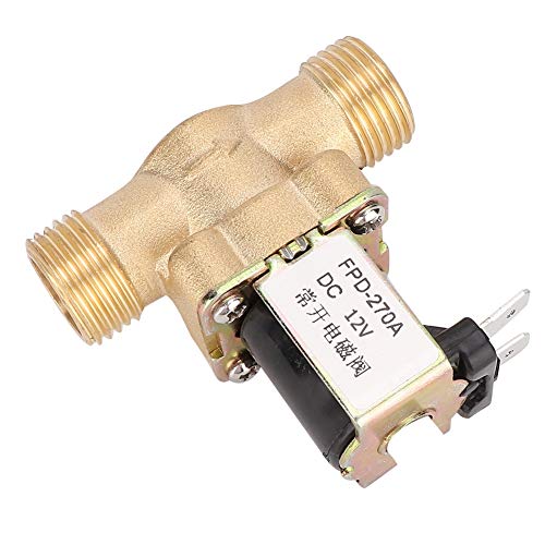 RASTKY G1/2 "Normalerweise Offener Messingmagnet Elektromagnetischer Ventil Wassereinlassschalter (DC12V) von RASTKY