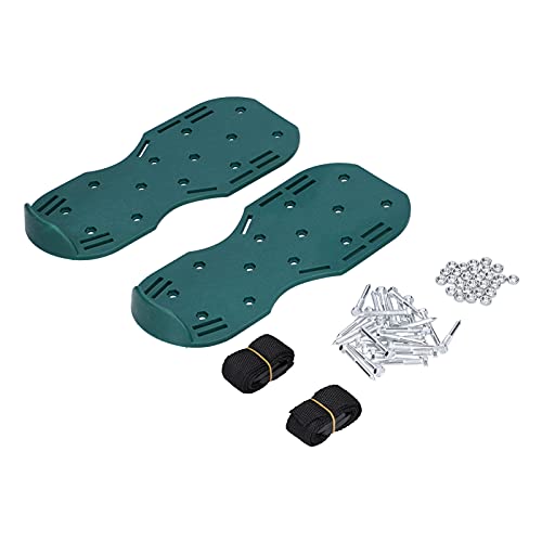 RASTKY Heavy Duty Spike Schuhe Rasenbelüftungsanerachse Sandalen Copolypropylen Grün Besetzte Schuhe für Garten Terrasse Garten Ausgrabungen Schwerlaste Spike Handbuch Rasenbelüftung von RASTKY