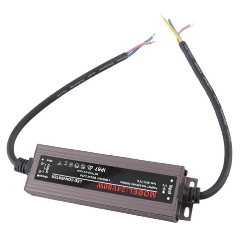RASTKY Hocheffizienz Wasserdichte LED -Stromversorgung Verdrahtet 80W Ultradünn (DC24V) von RASTKY