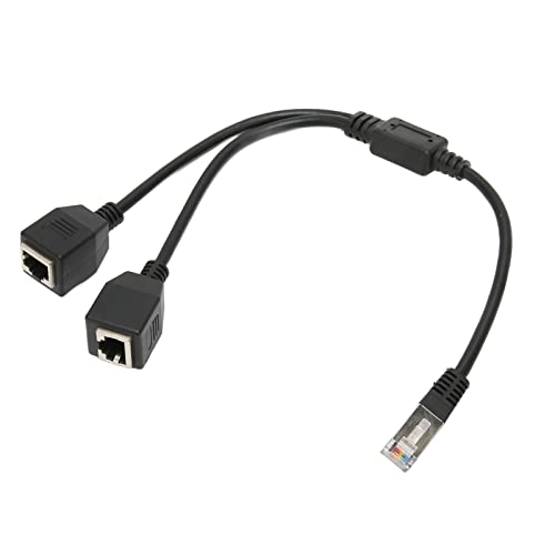 RASTKY Hochgeschwindigkeits -RJ45 -Ethernet Splitterkabel 1 Männliche Bis 2 Weibliche Ports Cat5 Ideale Gemeinsame Internetverbindung zwischen Mehreren Geräten Kompatibel mit Router, Modem und Mehr RASTKY Hochgeschwindigkeits -RJ45 -Ethernet Splitterkabel 1 Männliche Bis 2 Weibliche Ports Cat5 Ideale Gemeinsame Internetverbindung zwischen Mehreren Geräten Kompatibel mit Router, Modem und Mehr von RASTKY