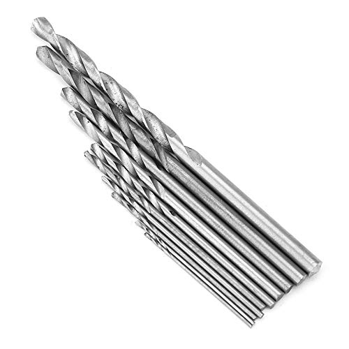 RASTKY Hochgeschwindigkeits -Stahl -Drehbohrbits 10pcs Langlebiger Drehbohrer für Holz und Metallbohrungen Hochspucision Bohrer Bit Set RASTKY Hochgeschwindigkeits -Stahl -Drehbohrbits 10pcs Langlebiger Drehbohrer für Holz und Metallbohrungen Hochspucision Bohrer Bit Set von RASTKY