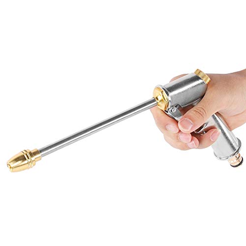 RASTKY Hochleistungs -Metallschlauchdüse + Hochdruck Wassersprühpistole Langer Schlauch Messing Düse Verstellbare Autowaschanlage Garten Gartenwaffe + Verstellbare Sprühmuster + Terrasse, Rasen & von RASTKY