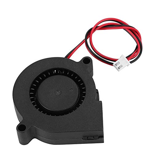 RASTKY Hochleistungsstufe 5015 5 V Kühlventilator 3D-Drucker-Gebläberkühlventilator aus PBT-Anti-Plastic-Material, Niedrigem Rauschen, PWM-Funktion und Dauerhafter, Außergewöhnlicher Wärmeableitungen von RASTKY