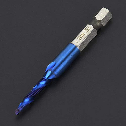 RASTKY Interne Chipentfernung Hochgeschwindigkeit Stahl Plattiert Blau 6,35 Mm Sechskant Shank Tap Bohrbohrer Bit HSS Compound Tap Hex -Griff - Werkzeuge und Hausverbesserung (Hoc RASTKY Interne Chipentfernung Hochgeschwindigkeit Stahl Plattiert Blau 6,35 Mm Sechskant Shank Tap Bohrbohrer Bit HSS Compound Tap Hex -Griff - Werkzeuge und Hausverbesserung (Hoc von RASTKY
