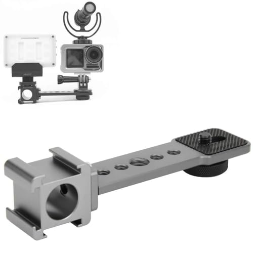 RASTKY Kaltschuhverlängerungsständer-Adapterhalterung für Stabilisatorkamera Mikrofon mit Multifunktionserweiterungsanschlüssen Anschließen von RASTKY