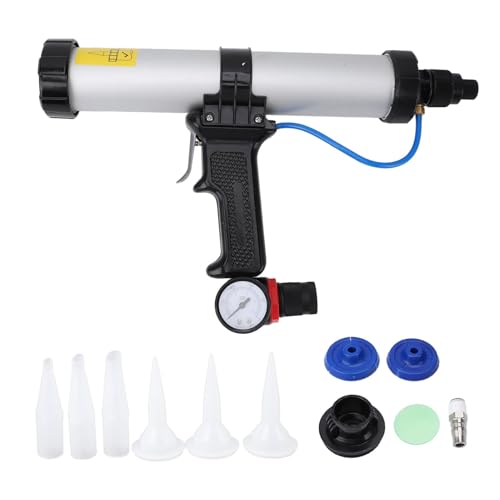 RASTKY Kompaktes Pneumatisches Dichtungswerkzeug - Aluminiumlegierpatronen -Applicatorhome Dekoration (400ml) von RASTKY