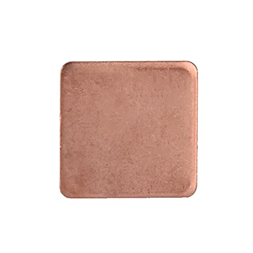 RASTKY Kupfer Shim Thermal Pad GPU CPU, 10 Stcs 20 X 20 Mm, 401 W/mk Wärmeleitfähigkeit Kühlkörper -Pad -Sortiment mit 6 Dickenoptionen (0,5 mm) von RASTKY