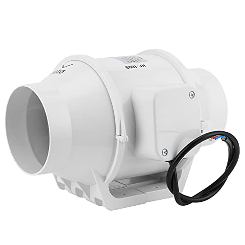RASTKY Lüftungsventilator Küche - 220 V 4 Zoll Wandmontierter Abluftlüfter mit Geräuschloser und Großer Lautstärke, Idealer Effizienter Luftstrom von RASTKY