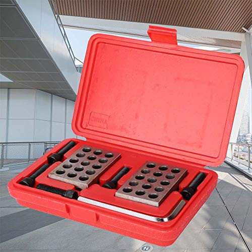RASTKY Messwerterblöcke Maschinist-Setup-1-2-3 Block mit 23 Löchern und Schrauben, Ideale Dimensionale Kalibrierung RASTKY Messwerterblöcke Maschinist-Setup-1-2-3 Block mit 23 Löchern und Schrauben, Ideale Dimensionale Kalibrierung von RASTKY