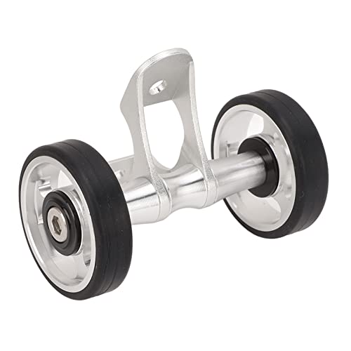 RASTKY Mutguard Easywheel Doppel -Roller - und Klappbikes Leichtes Aluminiumlegierungs Design (Silver) von RASTKY