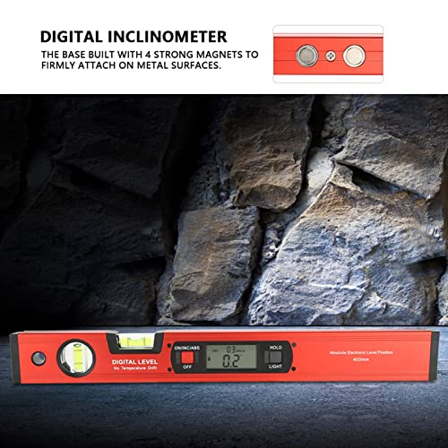 RASTKY Neigungsmesser - Digital Aluminiumlegierung Magnetischer Winkel 4 X 90 ° mit Klarem LCD -Display, Tragbares Design Holzbearbeitung und Konstruktion RASTKY Neigungsmesser - Digital Aluminiumlegierung Magnetischer Winkel 4 X 90 ° mit Klarem LCD -Display, Tragbares Design Holzbearbeitung und Konstruktion von RASTKY