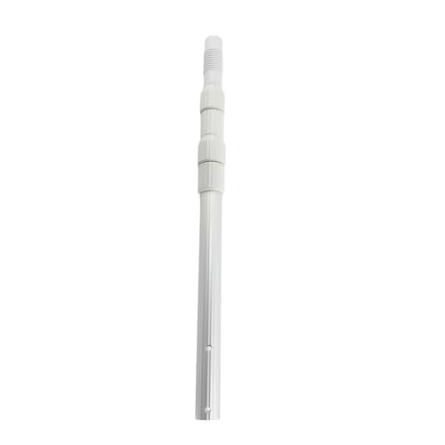 RASTKY Poolreiniger Teleskopstange Schwimmbad Reinigungsnetz - Verstärkte Aluminiumlegierung Griff Fischerei 120 cm (Ohne Aufhängeloch 62 cm) von RASTKY