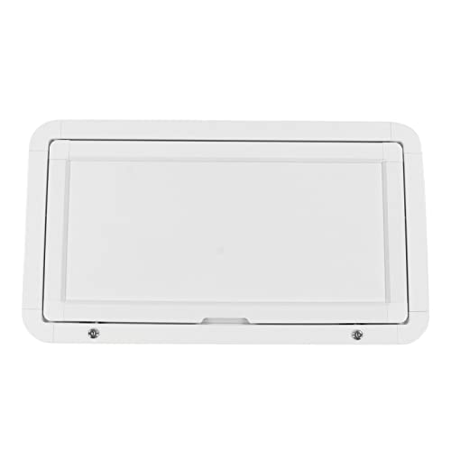 RASTKY RV Externe Esstisch -Wohnmobil, Boot, 25 Kg Maximale Last Wetterfestem Aluminiumlegierung Klapptisch mit Schloss (White) von RASTKY