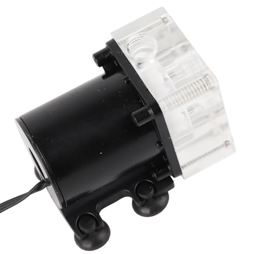 RASTKY Räuschloser Computerwasserkühlsystem REFIT -Pumpe - G1/4 Gewinde Wasserpumpe CPU Kühlung, Einfache Installation mit 4 Pin Stecker, Leistung, Rate 600 L/h von RASTKY