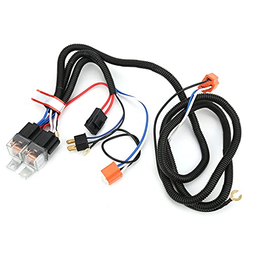 RASTKY Scheinwerferrelais Kabelbaum Kit - PE Wasserdichtes Kabel Einfache Installation und Hohe - 12 V Scheinwerferrelais mit 80A Kapazität Car Scheinwerferzubehör H4 Lampen RASTKY Scheinwerferrelais Kabelbaum Kit - PE Wasserdichtes Kabel Einfache Installation und Hohe - 12 V Scheinwerferrelais mit 80A Kapazität Car Scheinwerferzubehör H4 Lampen von RASTKY