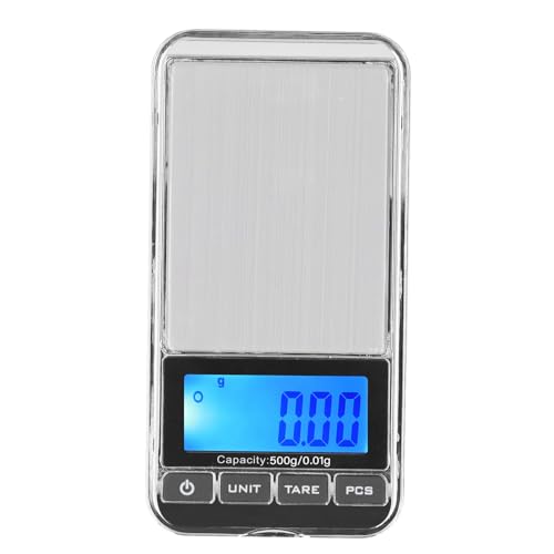 RASTKY Schmuckskala für Digitale Maßstab mit LCD -Display -Schmuckgeschäften und home Tragbar und Messbar (500 g/0,01 g) von RASTKY