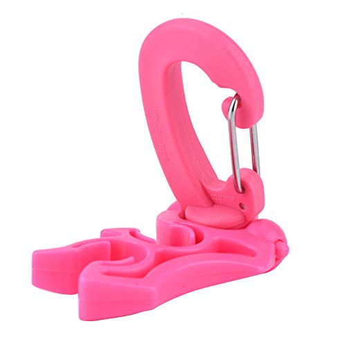 RASTKY Tauchdoppel -BCD -Schlauchhalter Clip Regler Retainer Schnalle Haken Schnorcheln und Leichtes Design Secure Schlauchmanagement (Rosenate) von RASTKY